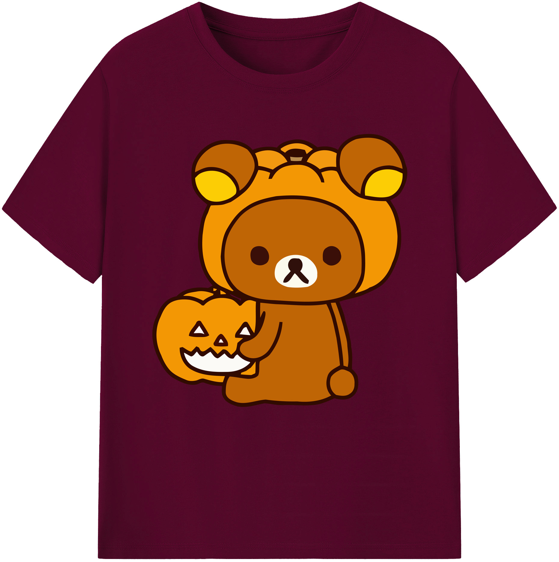（画像用） リラックマ リラックマ キイロイトリ Rilakkuma Korilakkuma Kiiroitori レディースカジュアルプリントTシャツ（綿100％）